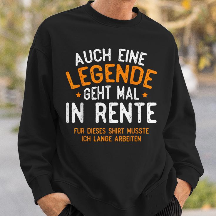 Auch Eine Legende Geht Mal In Ren Auch Eine Legende Geht Mal Sweatshirt Geschenke für Ihn