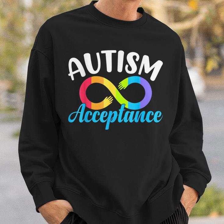 Autism Awareness Autism Infinity Acceptance Sweatshirt Gifts for Him