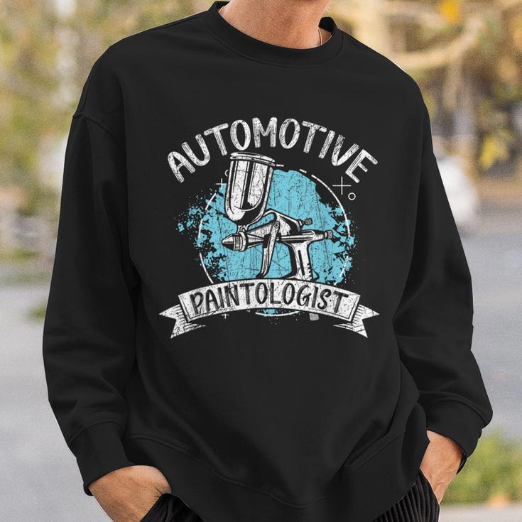 Automotive Paintologist Car Detailing Auto Body Painter Sweatshirt Gifts for Him
