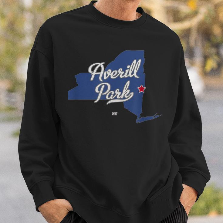 Averill Park New York Ny Map Sweatshirt Gifts for Him