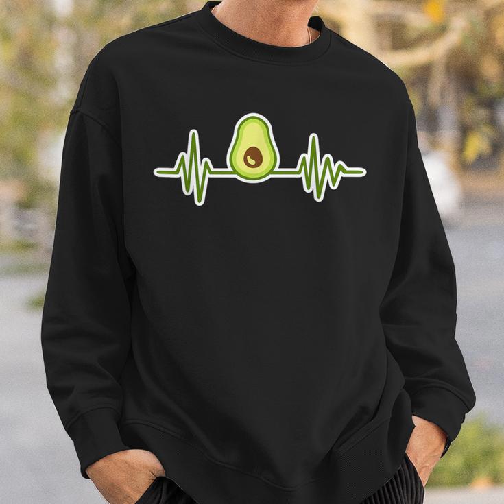 Avocado Heartbeat Sweatshirt Geschenke für Ihn