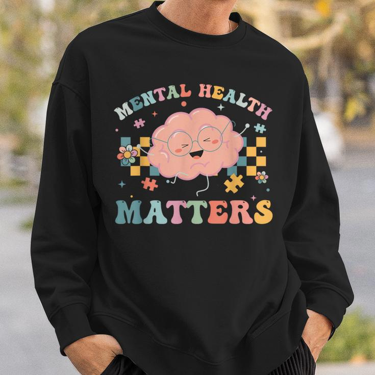 Awareness Mental Health Matters Mental Health Sweatshirt Gifts for Him