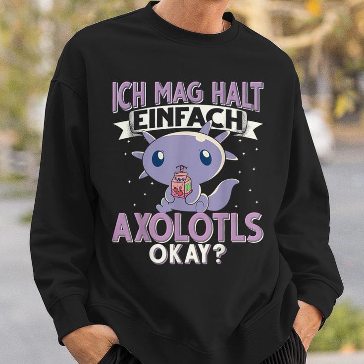 Axolotl Ich Mag Halt Einfach Axolotls S Sweatshirt Geschenke für Ihn