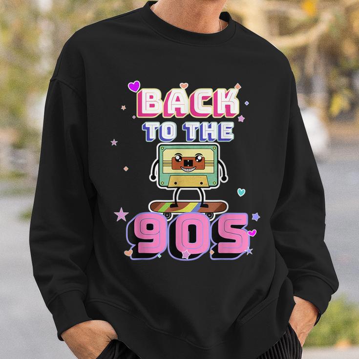 Back To The 90S 90Er Jahre Kleidung Kostüm Outfit S Sweatshirt Geschenke für Ihn