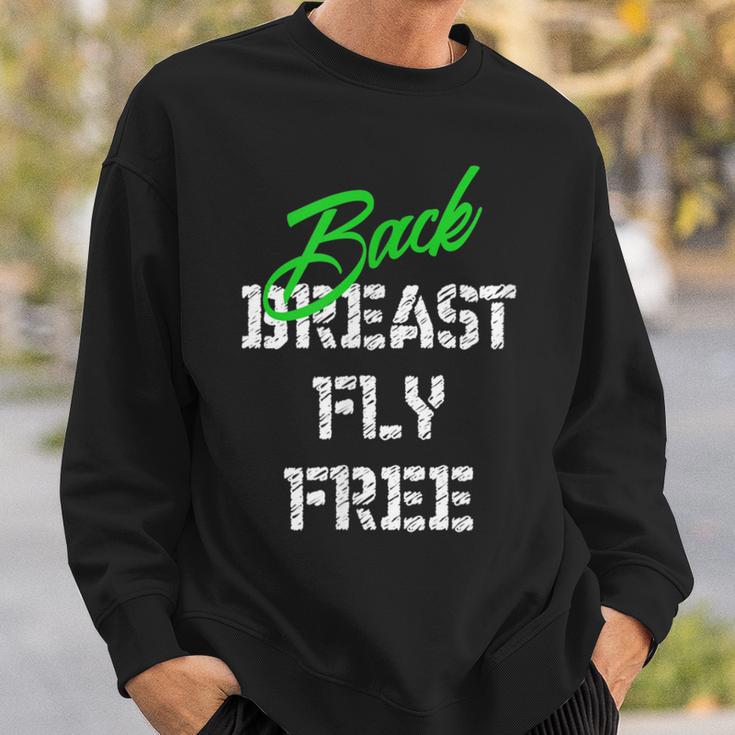 Back Stroke Medley Relay For Swim Team Sweatshirt Gifts for Him