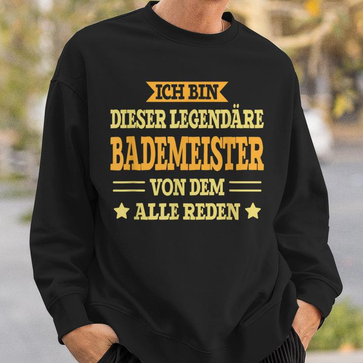 Bademeister Bademeister Profession Sweatshirt Geschenke für Ihn