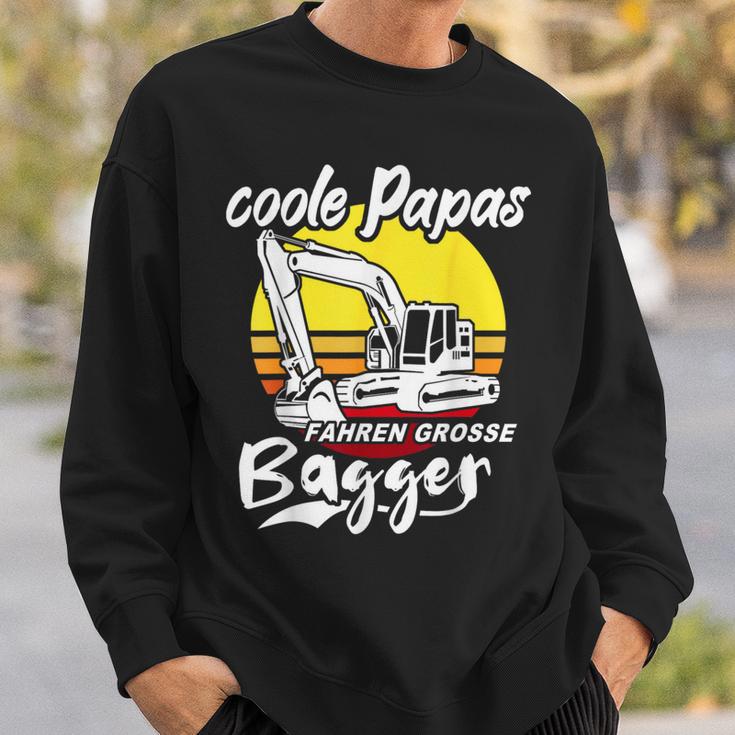 Bagger Papa Baggerfahrer Sweatshirt Geschenke für Ihn