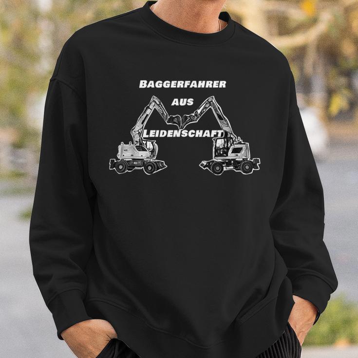 Baggerfahrer Aus Leidenschaft Sweatshirt Geschenke für Ihn