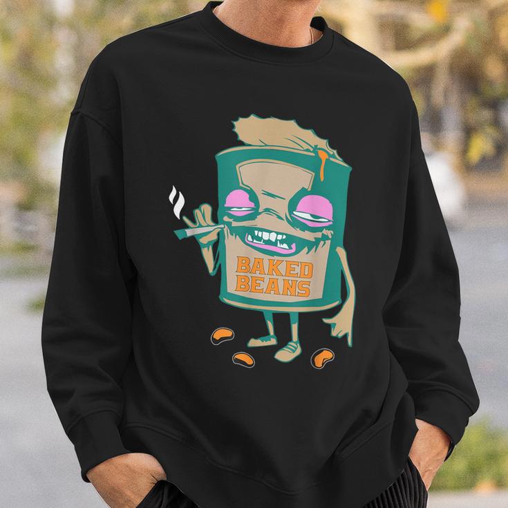 Baked Beans Marijuana Cannabis 420 WeedPot Sweatshirt Gifts for Him