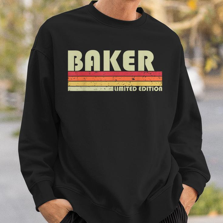 Baker Job Title Profession Birthday Worker Idea Sweatshirt Gifts for Him
