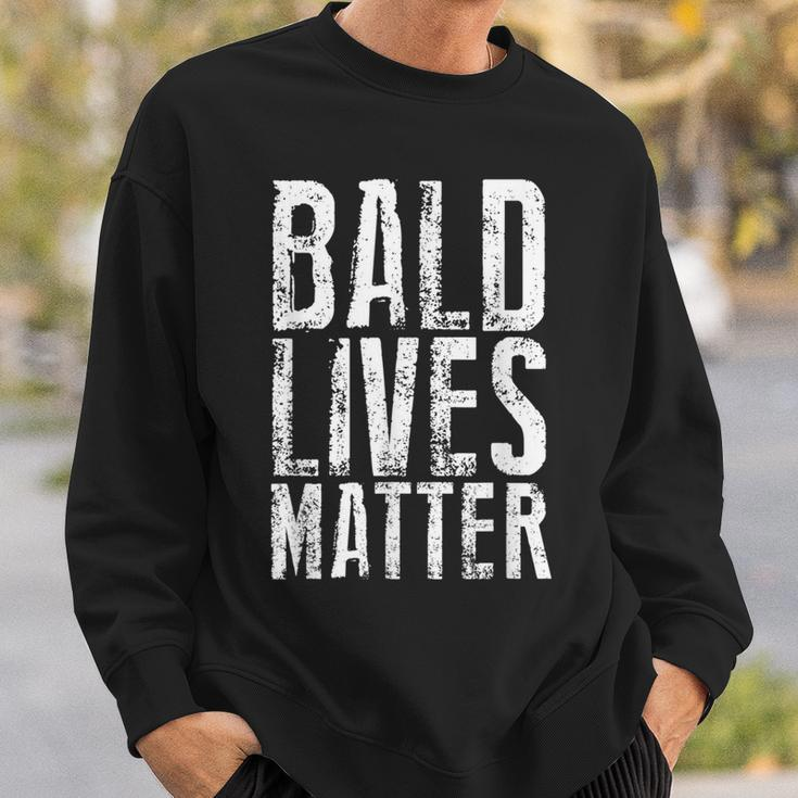 Bald Lives Matter Shaved Head Sexy Man ClubSweatshirt Gifts for Him