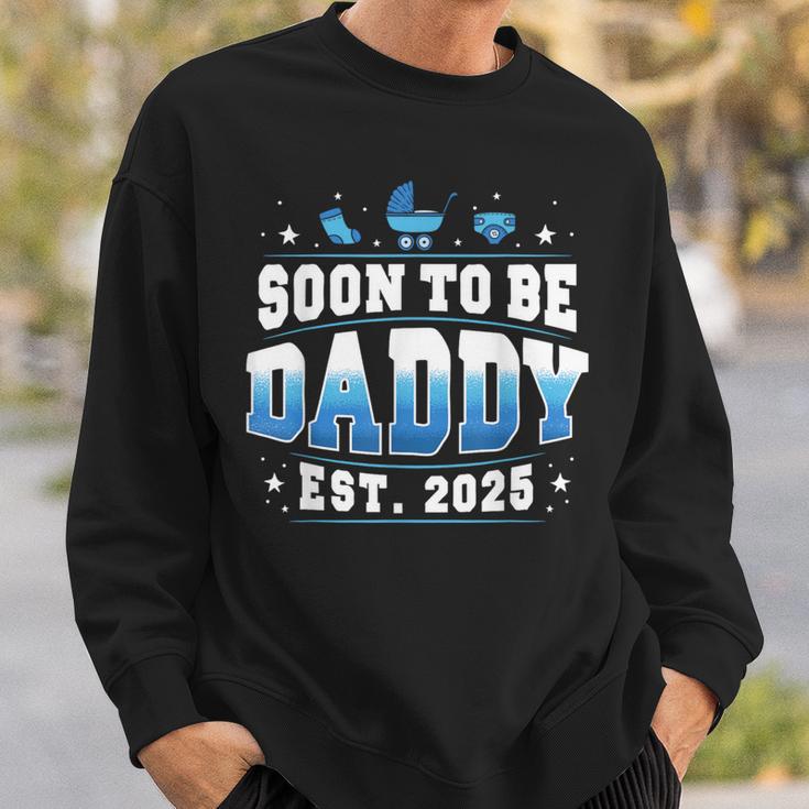 Bald Papa Sein 2025 Neue Papa Schwangerschaft Enthüllen Sweatshirt Geschenke für Ihn