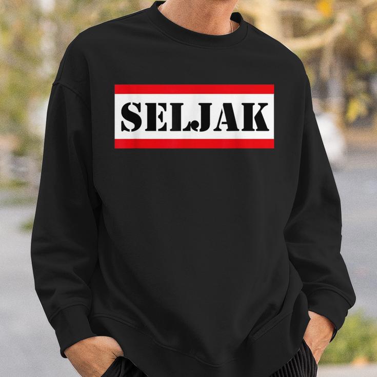 Balkan Jugo Jugoslawien Spruch Seljak Sweatshirt Geschenke für Ihn