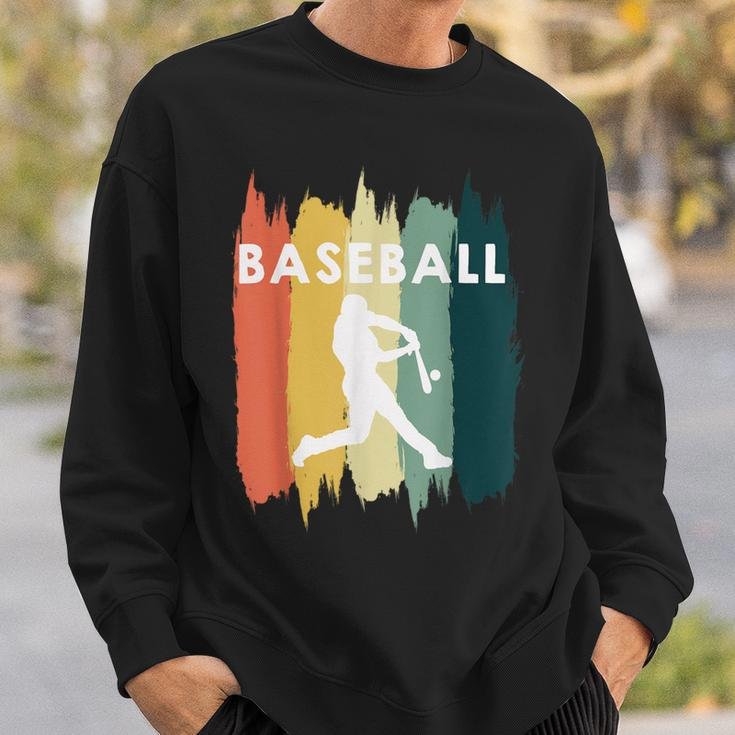 Baseball Sport Retro Baseball Sweatshirt Geschenke für Ihn