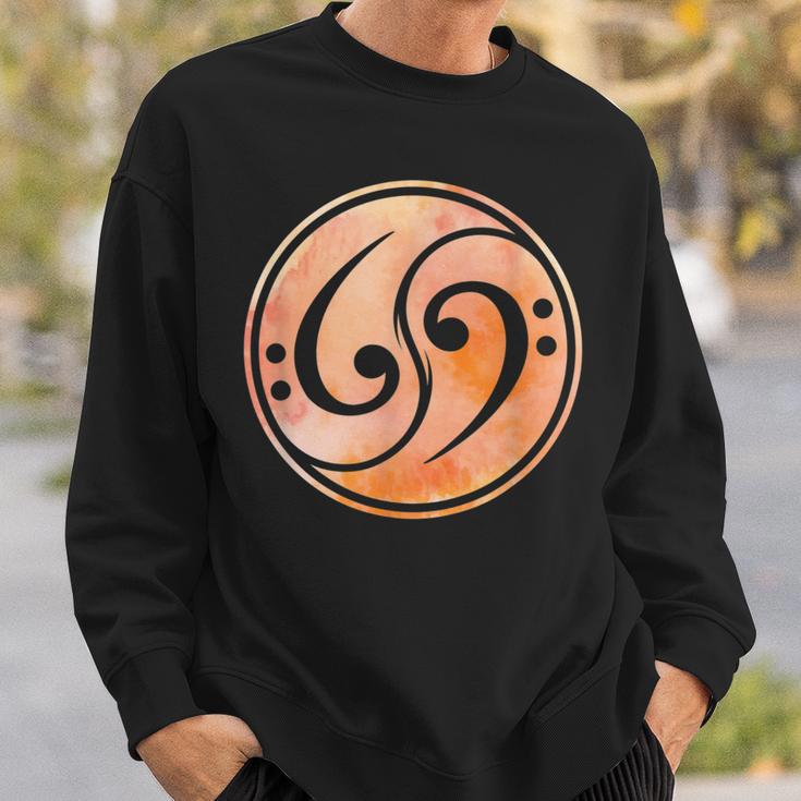 Bass Clef Music Bass Guitar Sweatshirt Gifts for Him