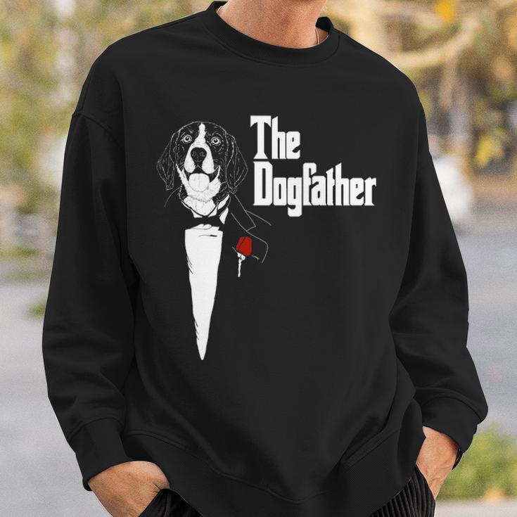 Beagle Dad The Dogfather Beagle Beagle Lover Sweatshirt Gifts for Him