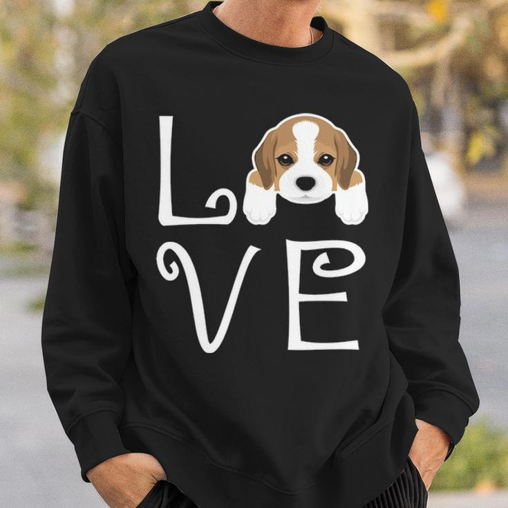 Beagle Love Dog Owner Beagle Puppy Sweatshirt Gifts for Him