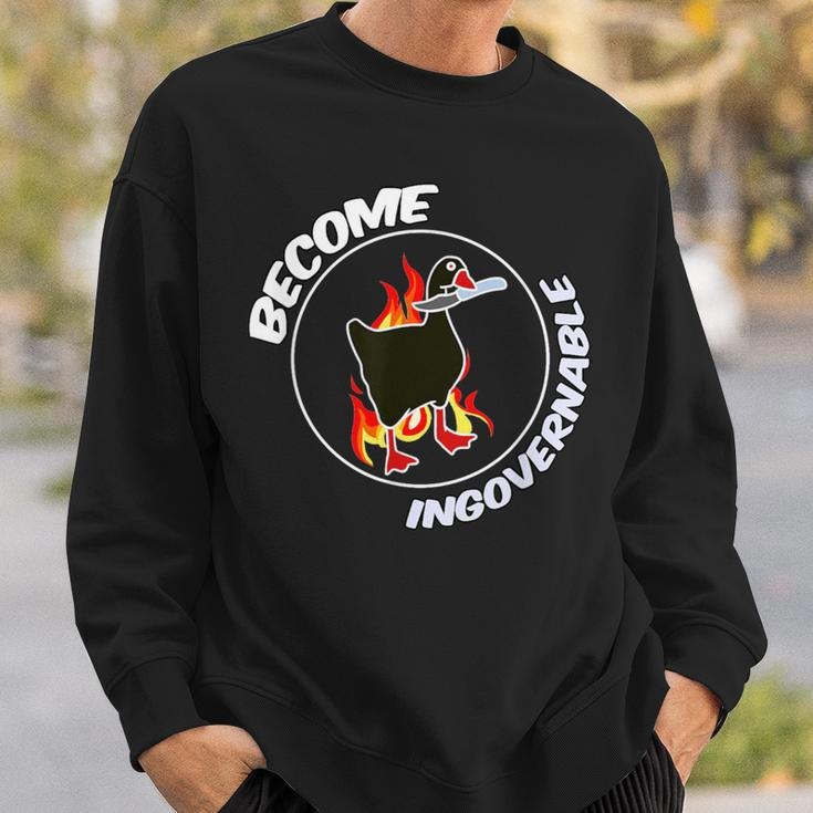 Become Ungovernable Trending Meme Sweatshirt Gifts for Him