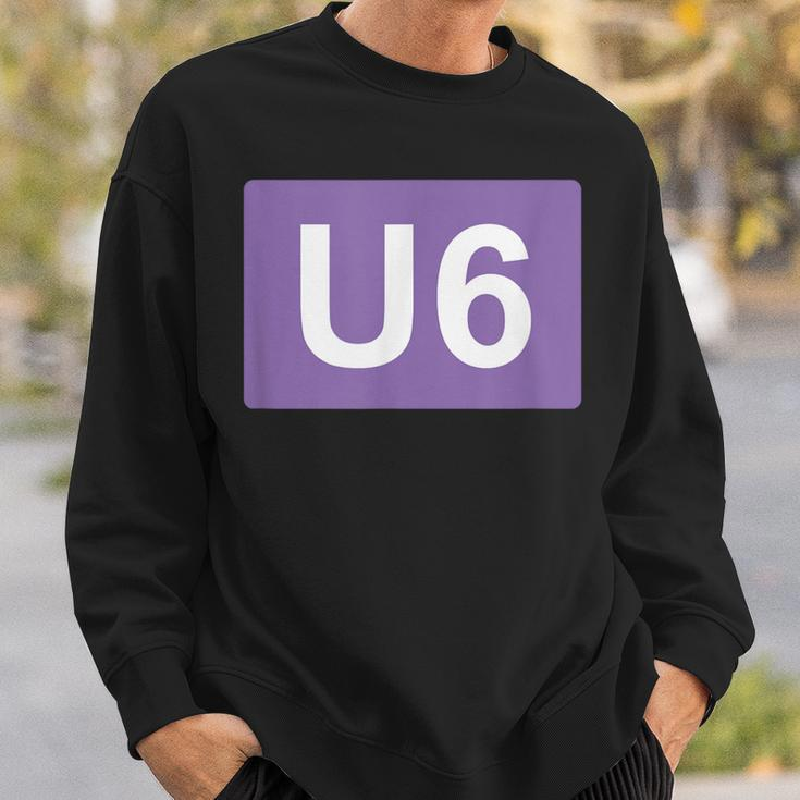 Berlin U-Bahn Line U6 Souvenir Sweatshirt Geschenke für Ihn