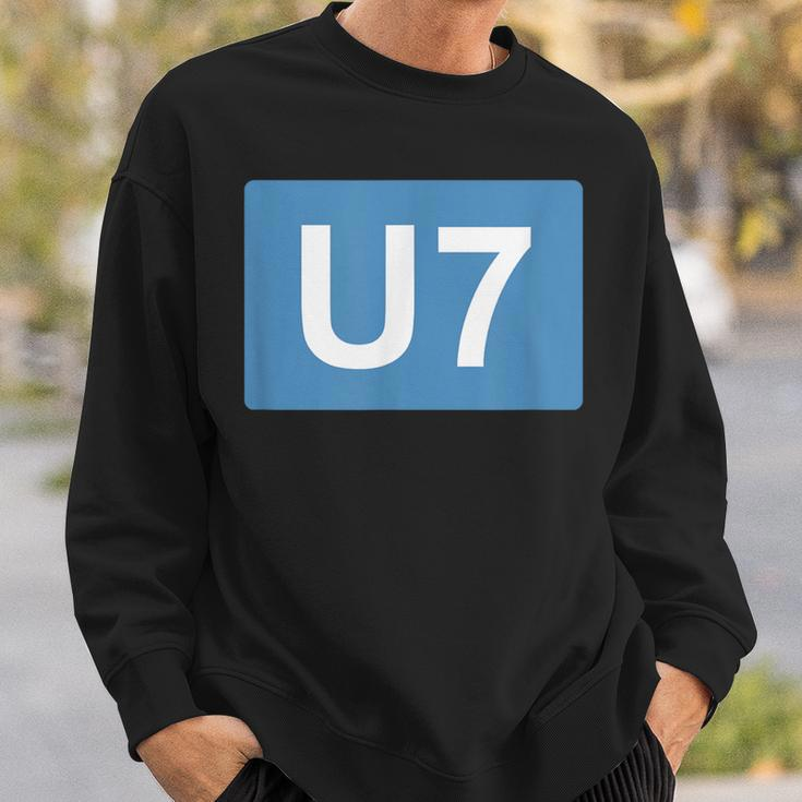Berlin U-Bahn Line U7 Souvenir Sweatshirt Geschenke für Ihn