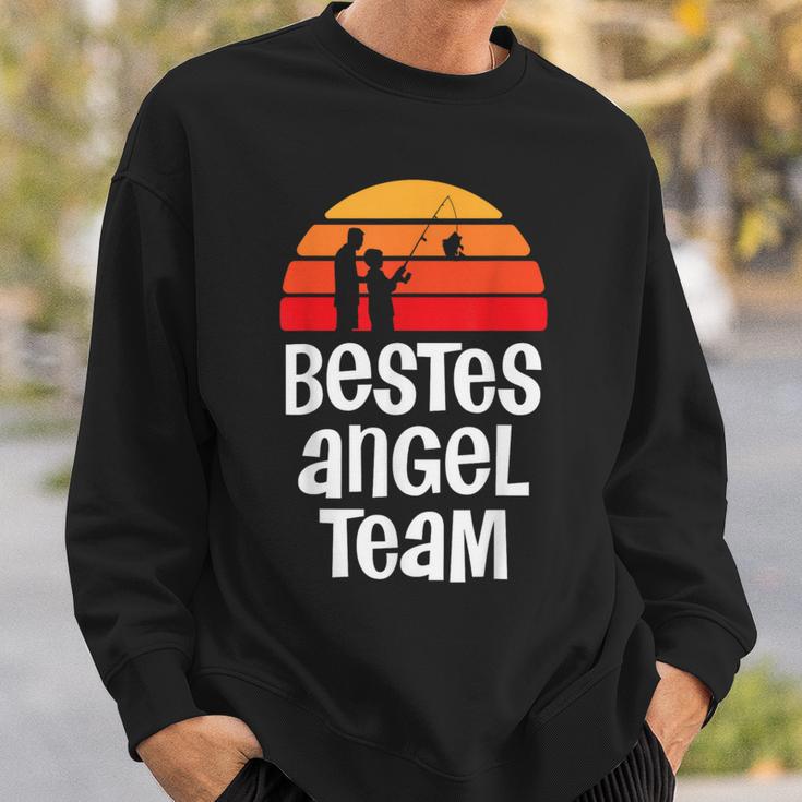 Best Angel Team For Angler Dad And Son Partner Look Sweatshirt Geschenke für Ihn