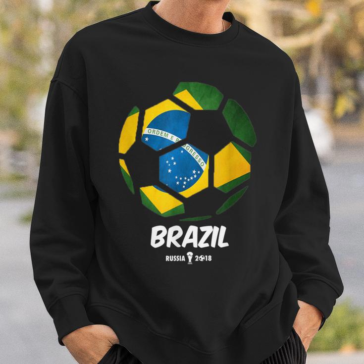 Best Brazil Soccer Ball Flag Brazilian Futbol Fan Sweatshirt Gifts for Him