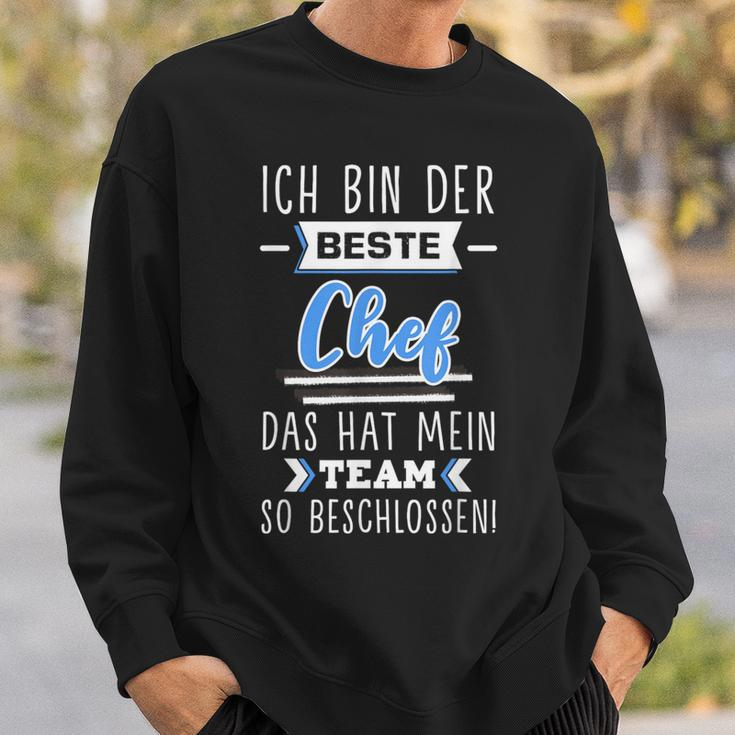Best Chef Sayings Ich Bin Der Beste Chef Team Sweatshirt Geschenke für Ihn