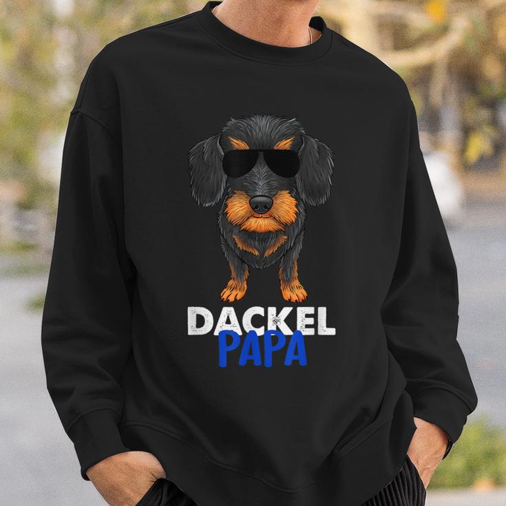 Best Dachshund Dad Ever Rauhaar Dachshund Dad Sweatshirt Geschenke für Ihn