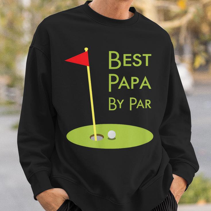 Best Dad By Paratertagsgeschenk Für Papa-Golfer Sweatshirt Geschenke für Ihn