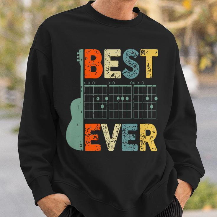 Best Guitar Dad Ever Chords Best Dad Guitar Father's Day Sweatshirt Gifts for Him