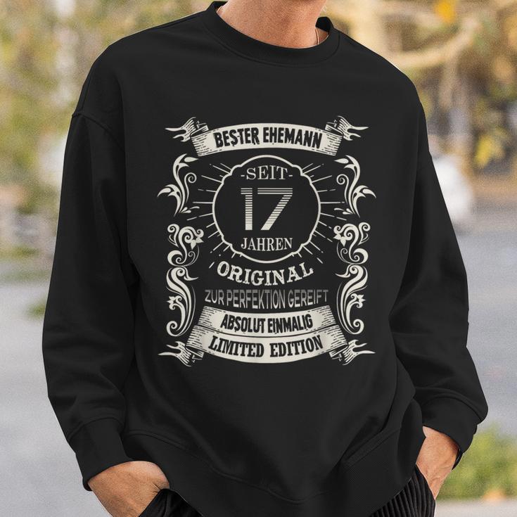 Best Husband Seit 17 Jahren Wedding Anniversary Orchid Wedding Sweatshirt Geschenke für Ihn