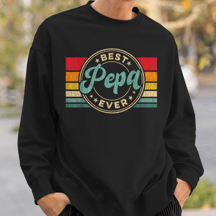 Best Pepa Ever Vintage Retro Father's Day Sweatshirt Gifts for Him