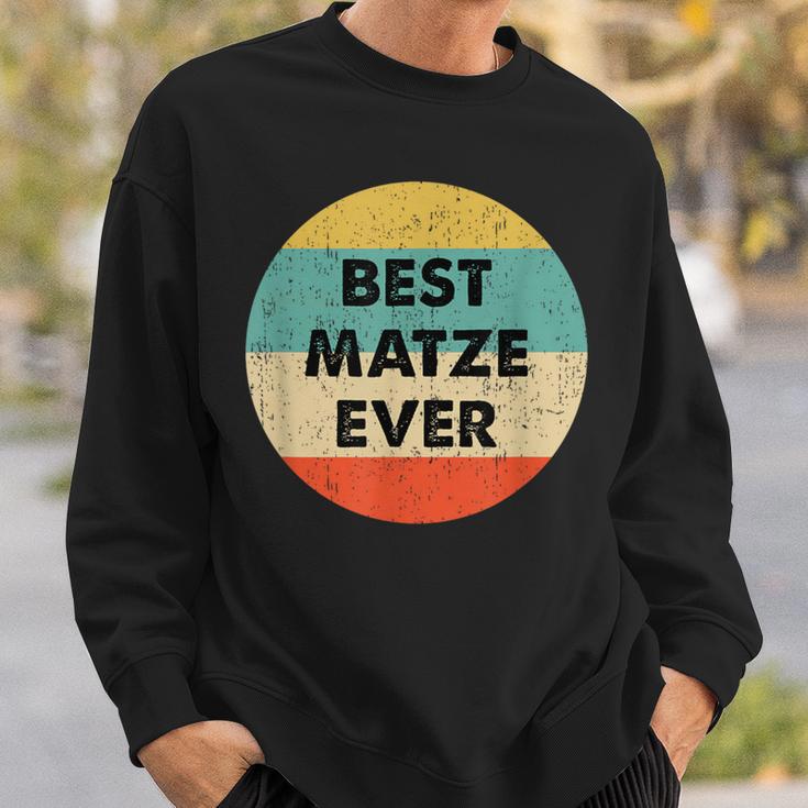 Beste Matze Ever Sweatshirt im Retro-Stil, Lustiges Design Geschenke für Ihn