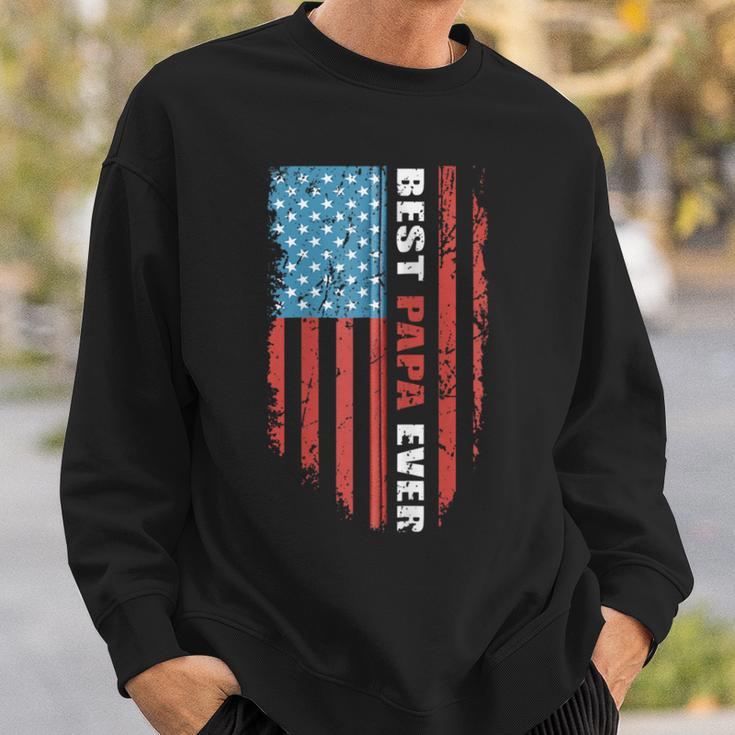 Beste Papa Jemals Süßeste Amerikanische Flagge Kapuzenjacke Sweatshirt Geschenke für Ihn