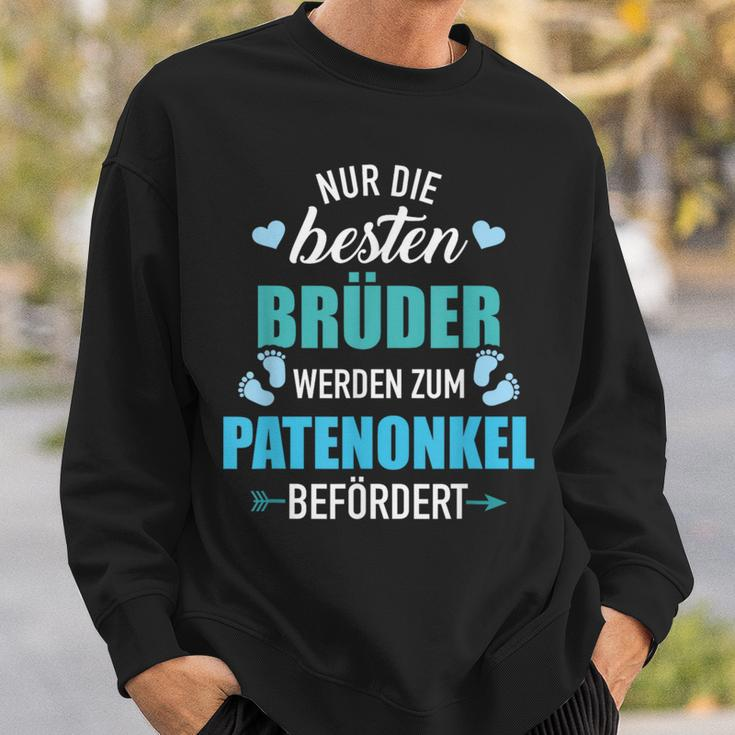 Besten Brüder Patenonkel Beförderben Schwangerschünen German Language Sweatshirt Geschenke für Ihn
