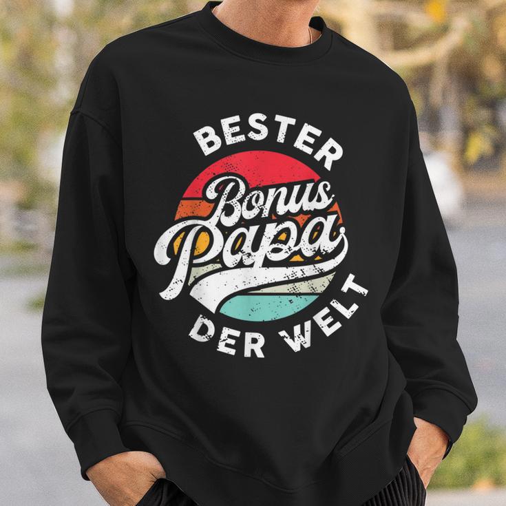 Bester Bonus Papa Der Weltintage Stepfather Father's Day Sweatshirt Geschenke für Ihn