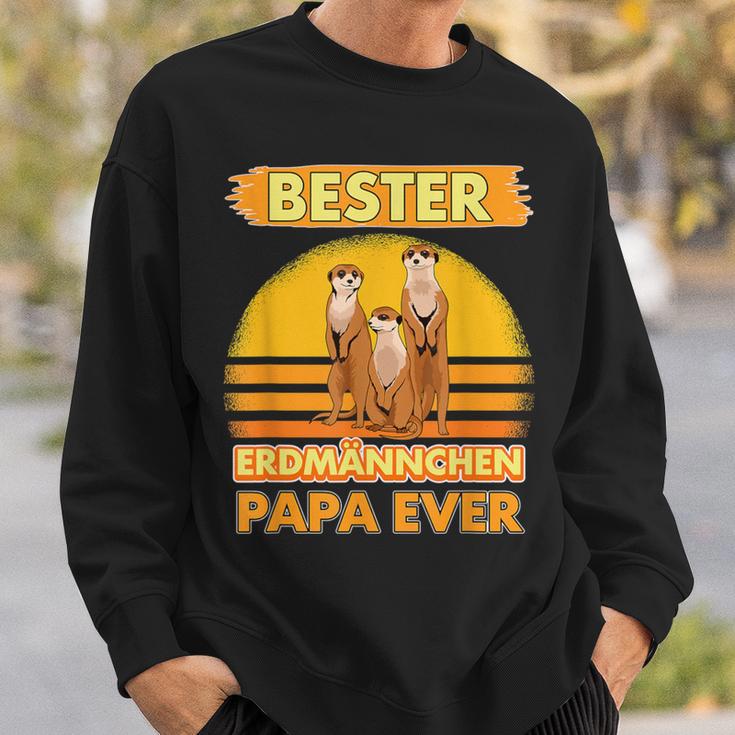 Bester Erdmännchen Papa Everatertag Erdmännchen Sweatshirt Geschenke für Ihn