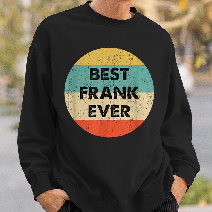 Bester Frank Vintage Design Sweatshirt, Retro Stil Tee Geschenke für Ihn