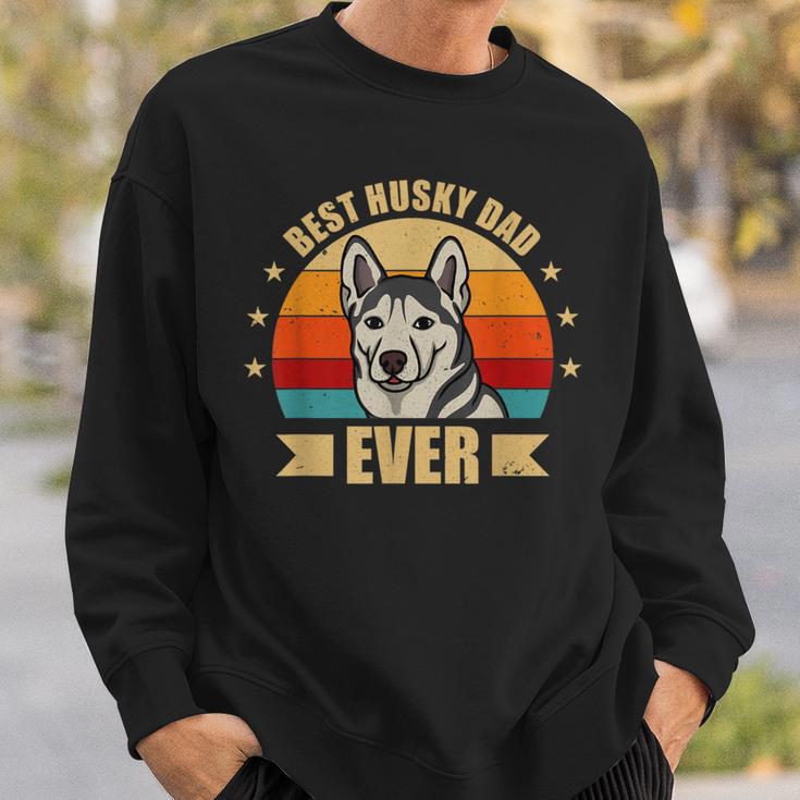 Bester Husky Dad Aller Zeiten Papa Husky Dog Lovers Sweatshirt Geschenke für Ihn