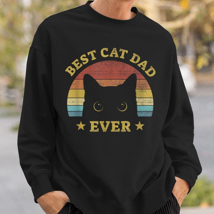 Bester Katzenfater Ever Best Cat Father Idea For Cats D Sweatshirt Geschenke für Ihn
