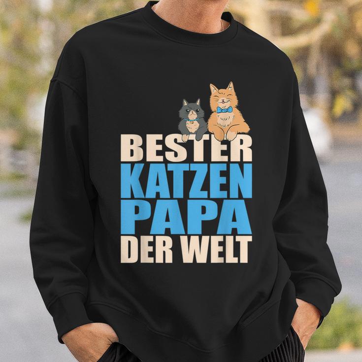 With Bester Katzenpapa Der Welt Sweatshirt Geschenke für Ihn