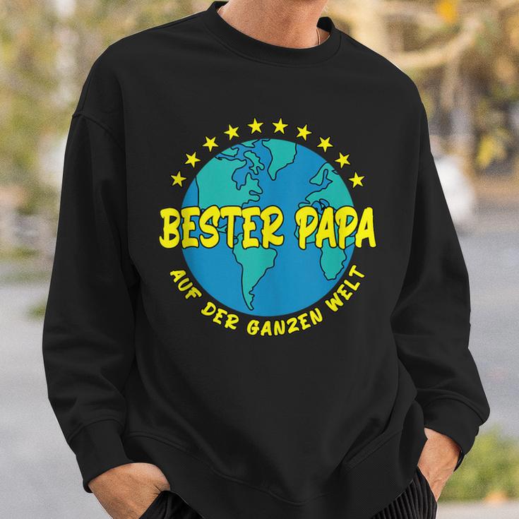 Bester Papa Auf Der Ganzen Welt I Papaatertag Sweatshirt Geschenke für Ihn