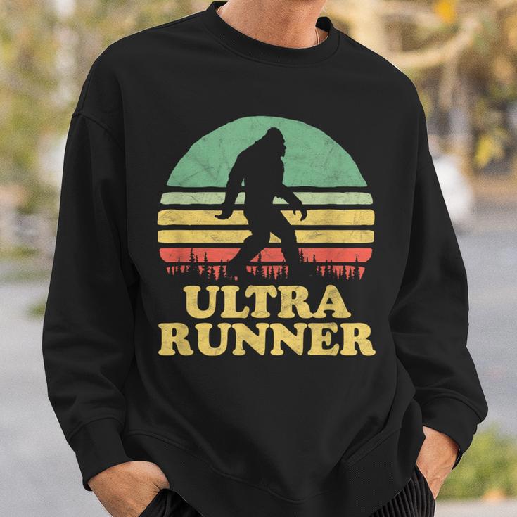 Bigfoot Ultra Runner Vintage Trail Marathon Sweatshirt Gifts for Him