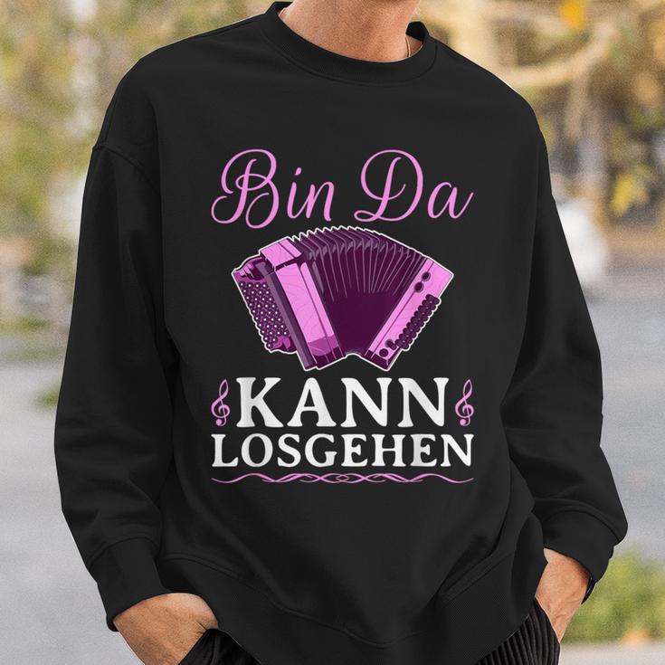 Bin Da Kann Losgehen Styrian Harmonica Squeeze S Sweatshirt Geschenke für Ihn