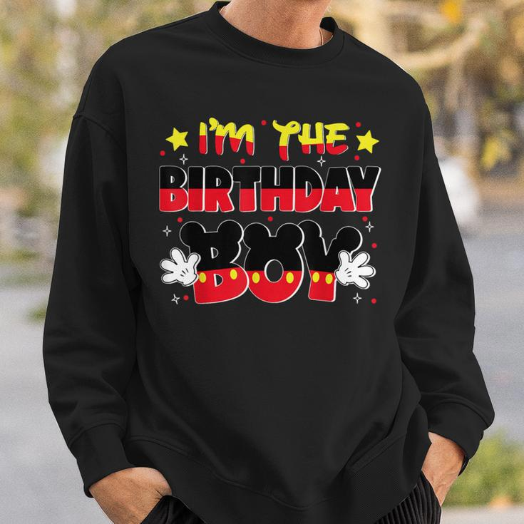 Im The Birthday Boy Mouse Family Matching Sweatshirt Gifts for Him