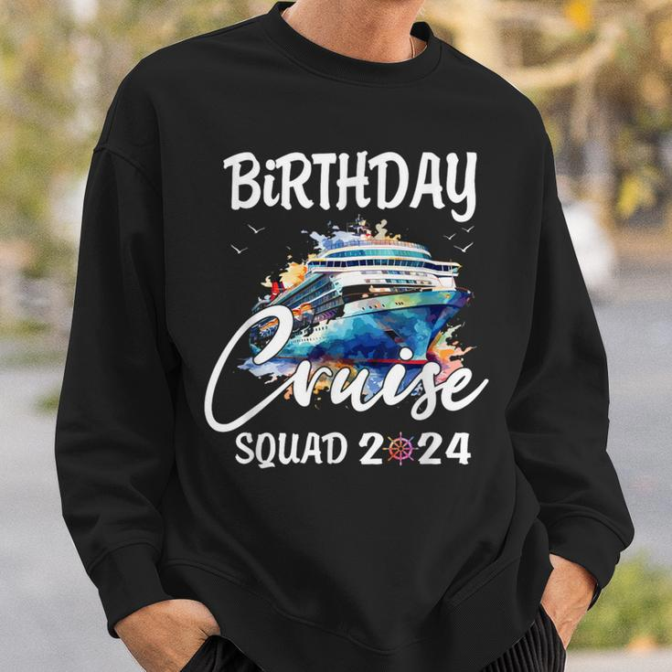 Birthday Cruise Squad 2024 Group Matching Bday Cruise Party Sweatshirt Gifts for Him