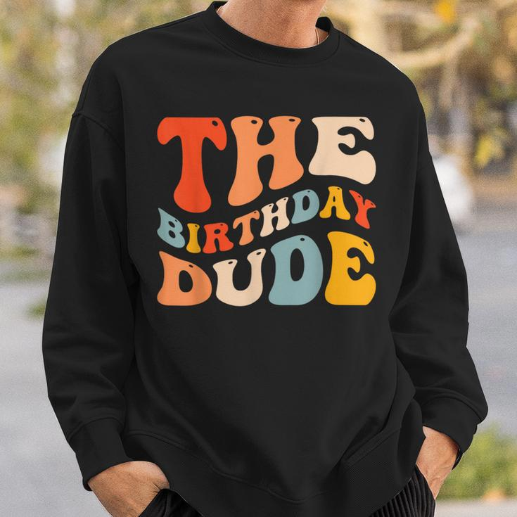 The Birthday Dude Boy Party Celebration Sweatshirt Gifts for Him