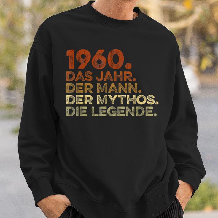 Birthday Vintage 1960 Man Myth Legend Sweatshirt Geschenke für Ihn