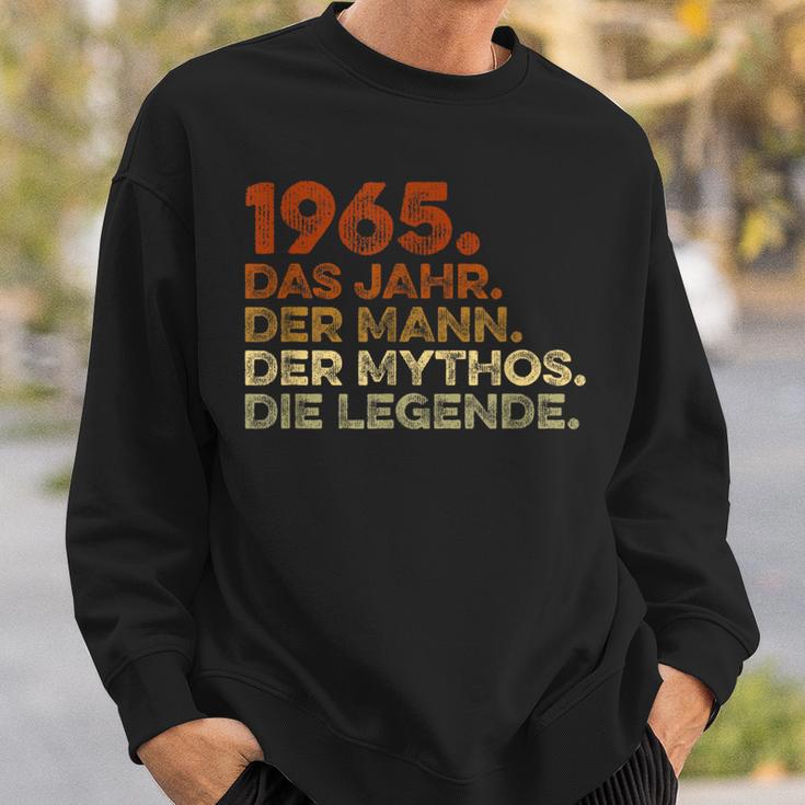 Birthday Vintage 1965 Man Myth Legend Sweatshirt Geschenke für Ihn