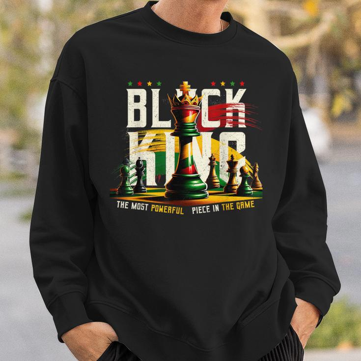Black History Black King The Most Powerful Piece In The Game Sweatshirt Gifts for Him